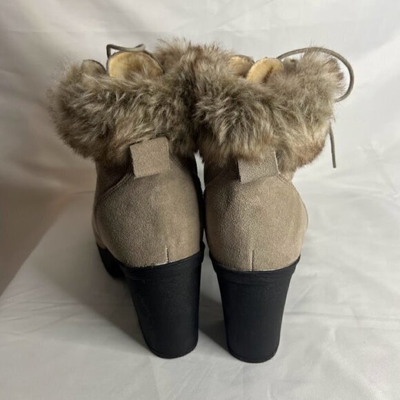 BEARPAW Marlowe Heeled Suede Boot size 10 - Picture 4 of 6